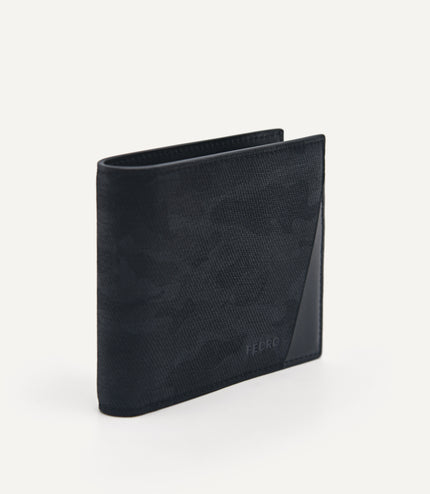 Leather Bi-Fold Flip Wallet