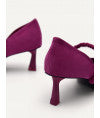 Leather Terrazo Heels