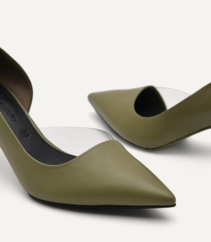 PEDRO Studio Leather Helene Heels