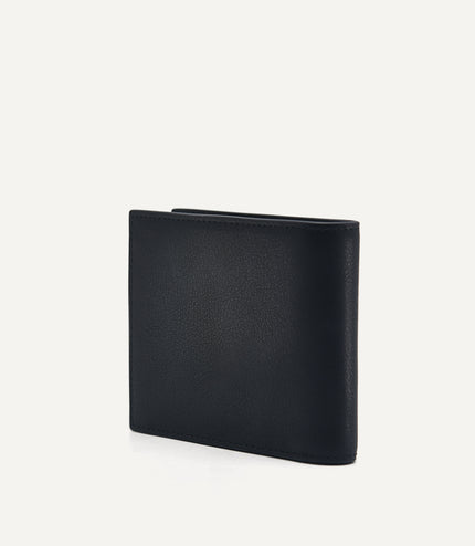 Leather Bi-Fold Wallet with Coin Pouch