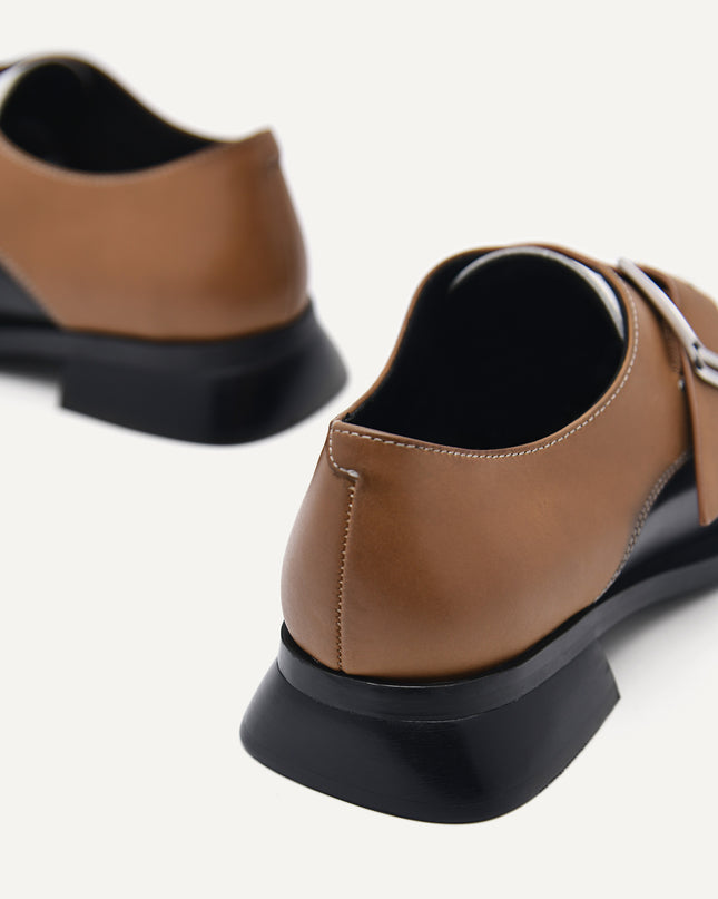 Leather Gropius Monkstraps