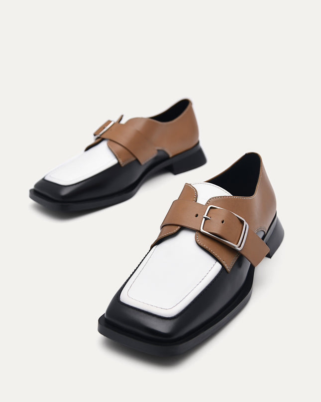 Leather Gropius Monkstraps