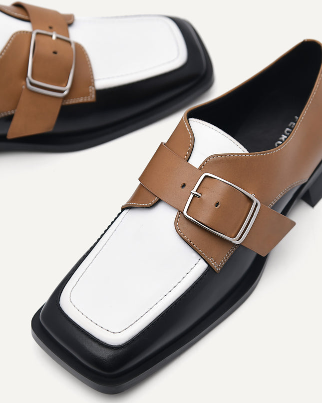 Leather Gropius Monkstraps