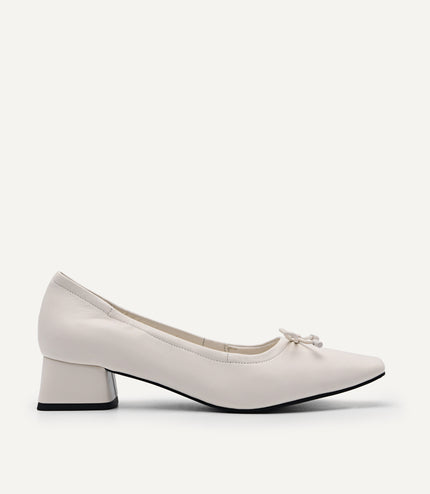 Izba Heels - Chalk