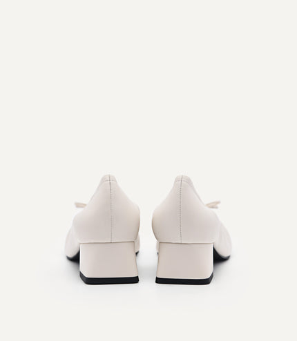 Izba Heels - Chalk