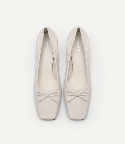 Izba Heels - Chalk