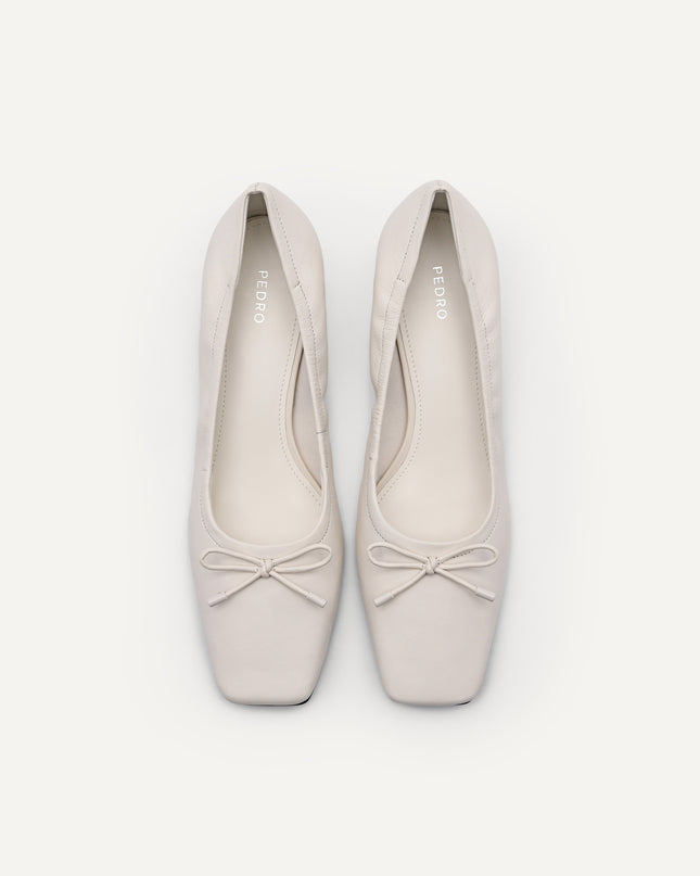 Izba Heels - Chalk