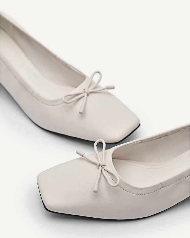 Izba Heels - Chalk