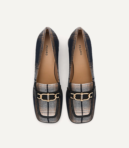 Jean Leather Heels