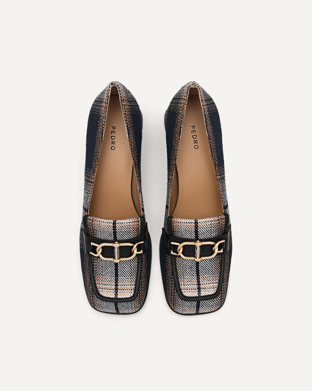 Jean Leather Heels