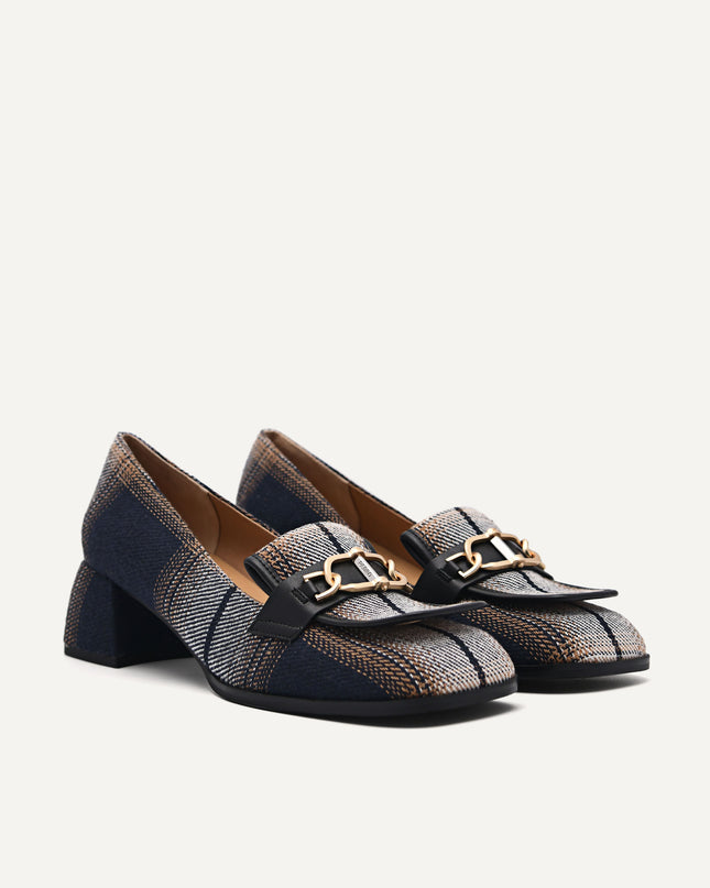 Jean Leather Heels