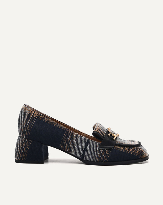 Jean Leather Heels