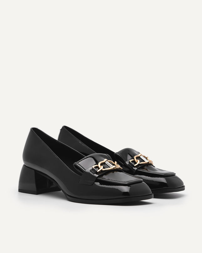 Jean Leather Heels