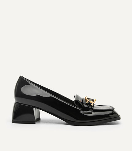 Jean Leather Heels