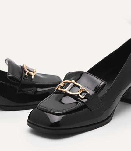 Jean Leather Heels