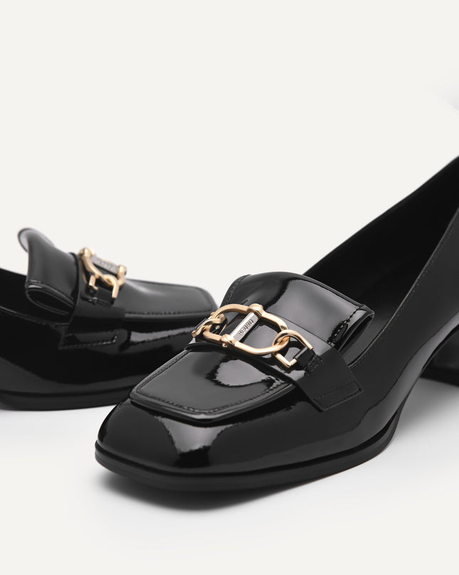 Jean Leather Heels