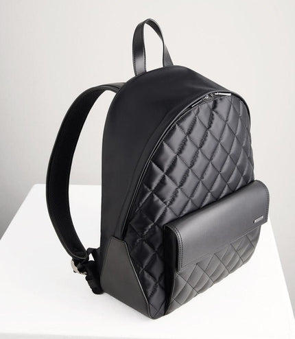 Quilted Nylon Backpack