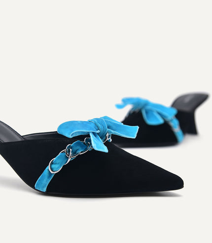 Celeste Suede Mules