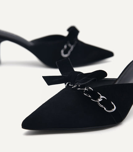 Celeste Suede Mules