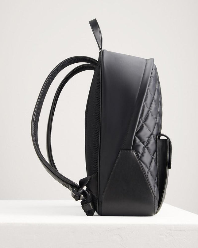 Quilted Nylon Backpack