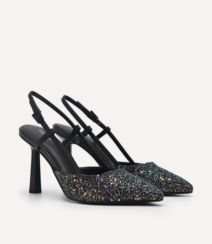 Lyra Leather Slingback Pumps