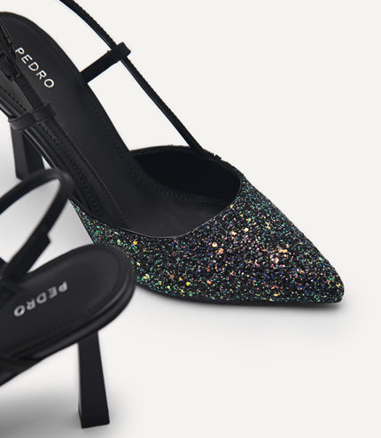 Lyra Leather Slingback Pumps
