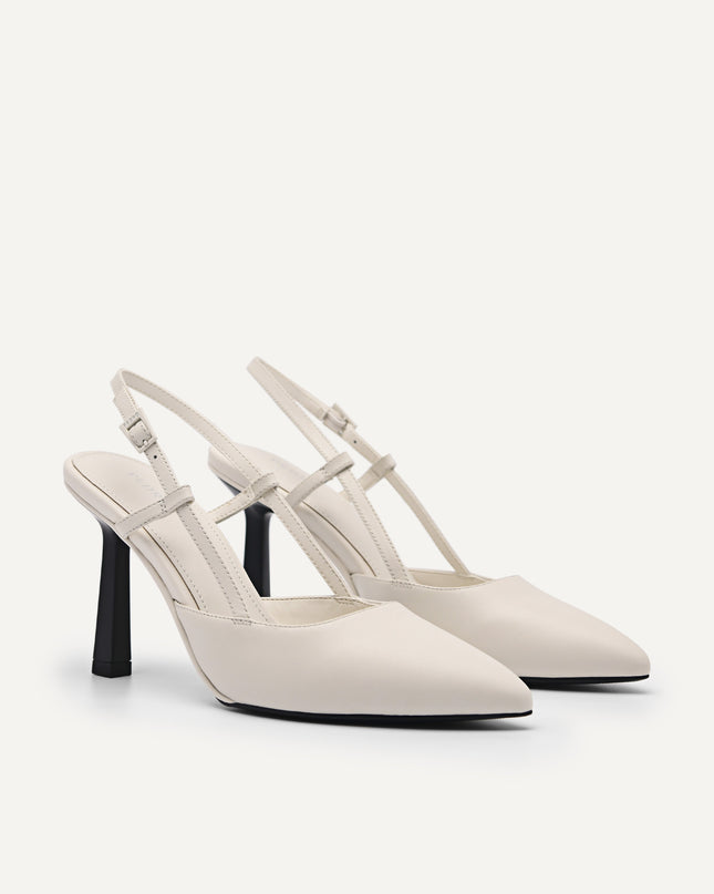 Lyra Leather Slingback Pumps