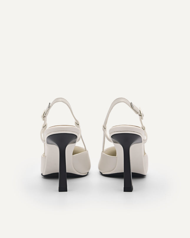 Lyra Leather Slingback Pumps
