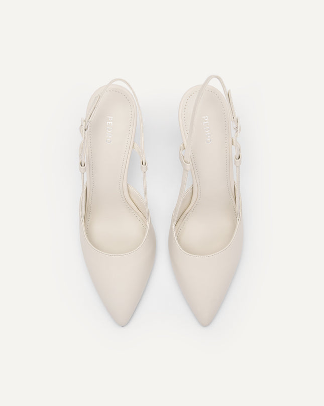 Lyra Leather Slingback Pumps