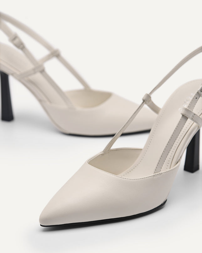 Lyra Leather Slingback Pumps