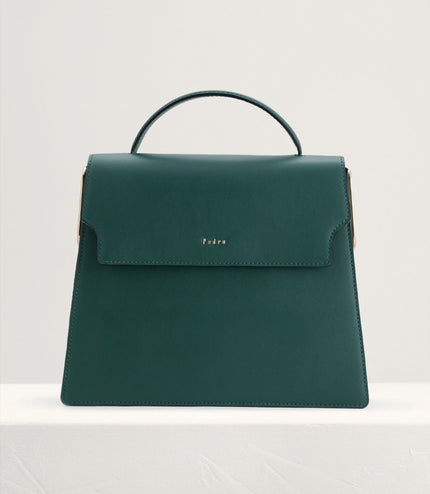 Top Handle Leather Bag