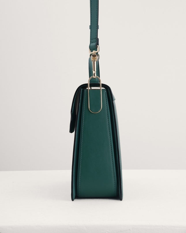 Top Handle Leather Bag