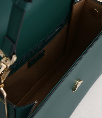 Top Handle Leather Bag