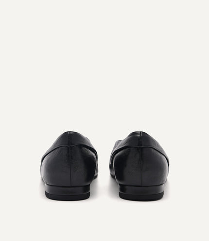 Cube Leather Ballet Flats