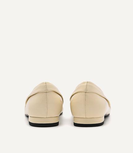 Cube Leather Ballet Flats