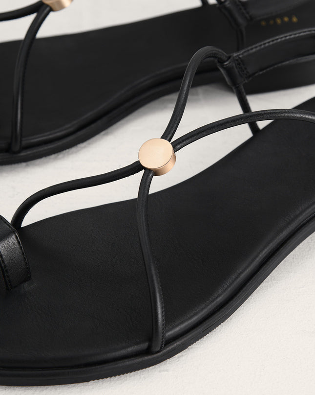 Cording Toe-Ring Sandals