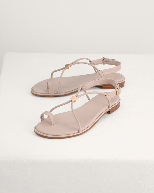 Cording Toe-Ring Sandals