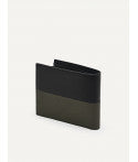 Leather Poly Texture Bi-Fold Wallet with Insert