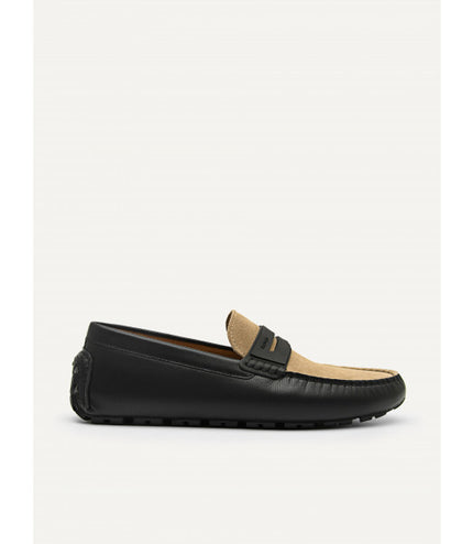 Spike Suede Leather Moccasins