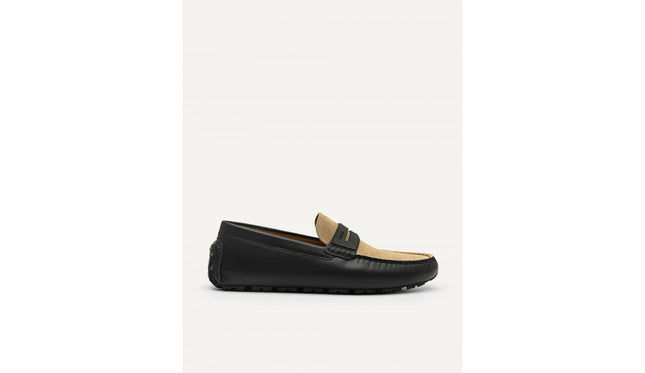 Spike Suede Leather Moccasins