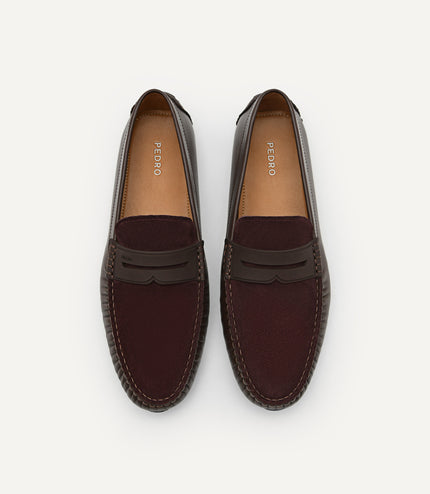 Spike Suede Leather Moccasins