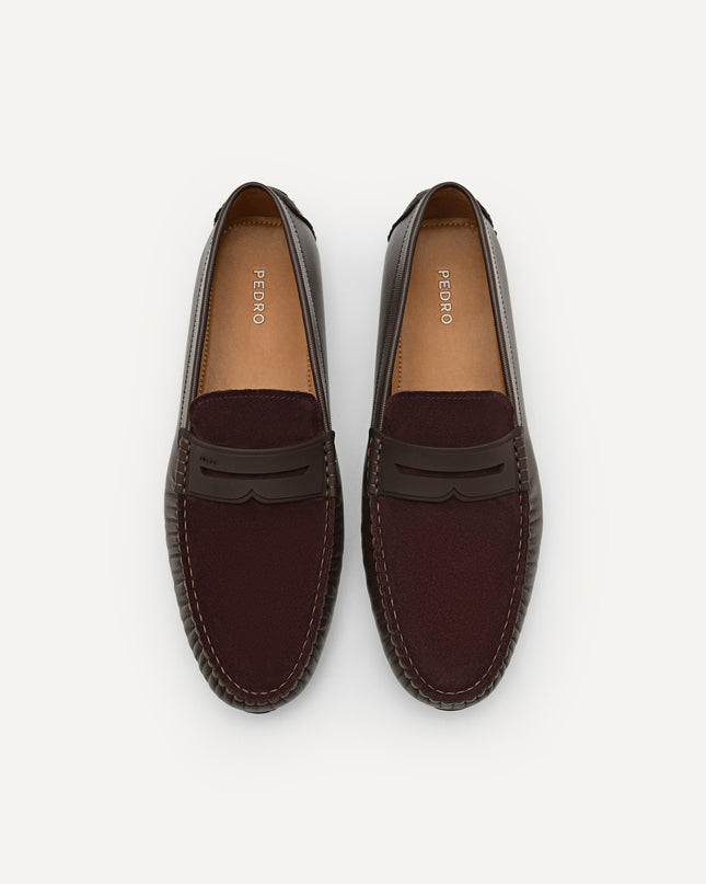 Spike Suede Leather Moccasins