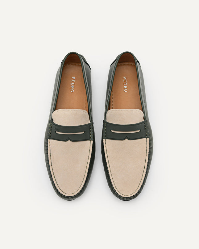 Spike Suede Leather Moccasins