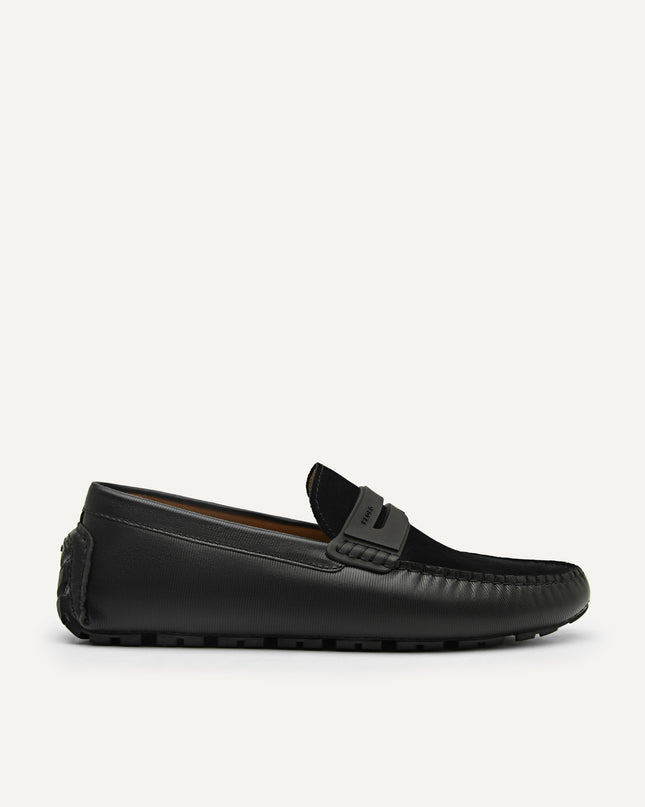 Spike Suede Leather Moccasins