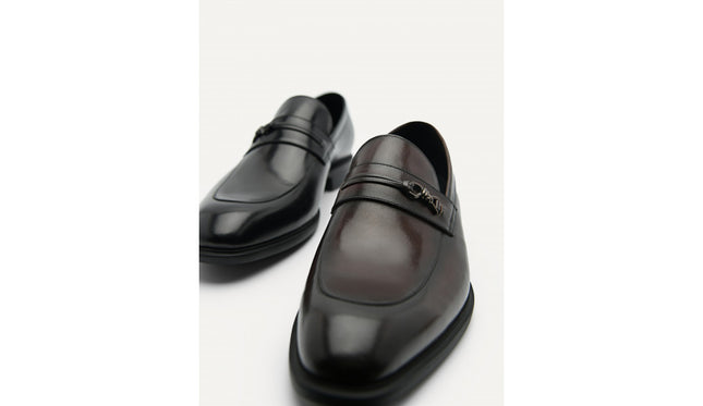 Altitude Lightweight Metal Bit Leather Loafers