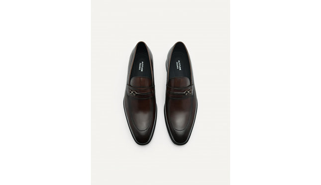 Altitude Lightweight Metal Bit Leather Loafers