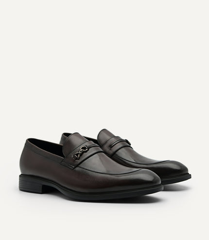 Altitude Lightweight Metal Bit Leather Loafers