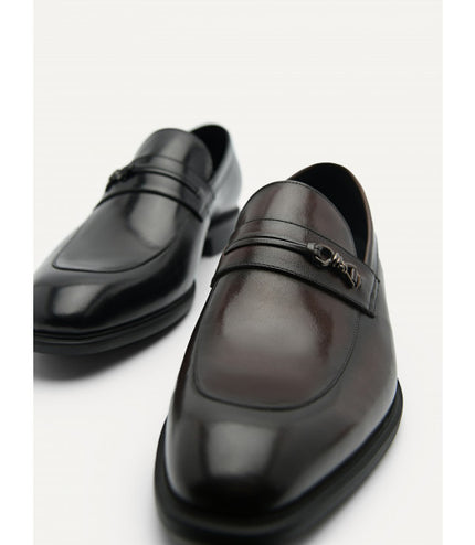 Altitude Lightweight Metal Bit Leather Loafers
