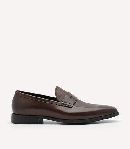 Altitude Lightweight Leather Penny Loafers
