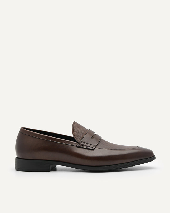 Altitude Lightweight Leather Penny Loafers